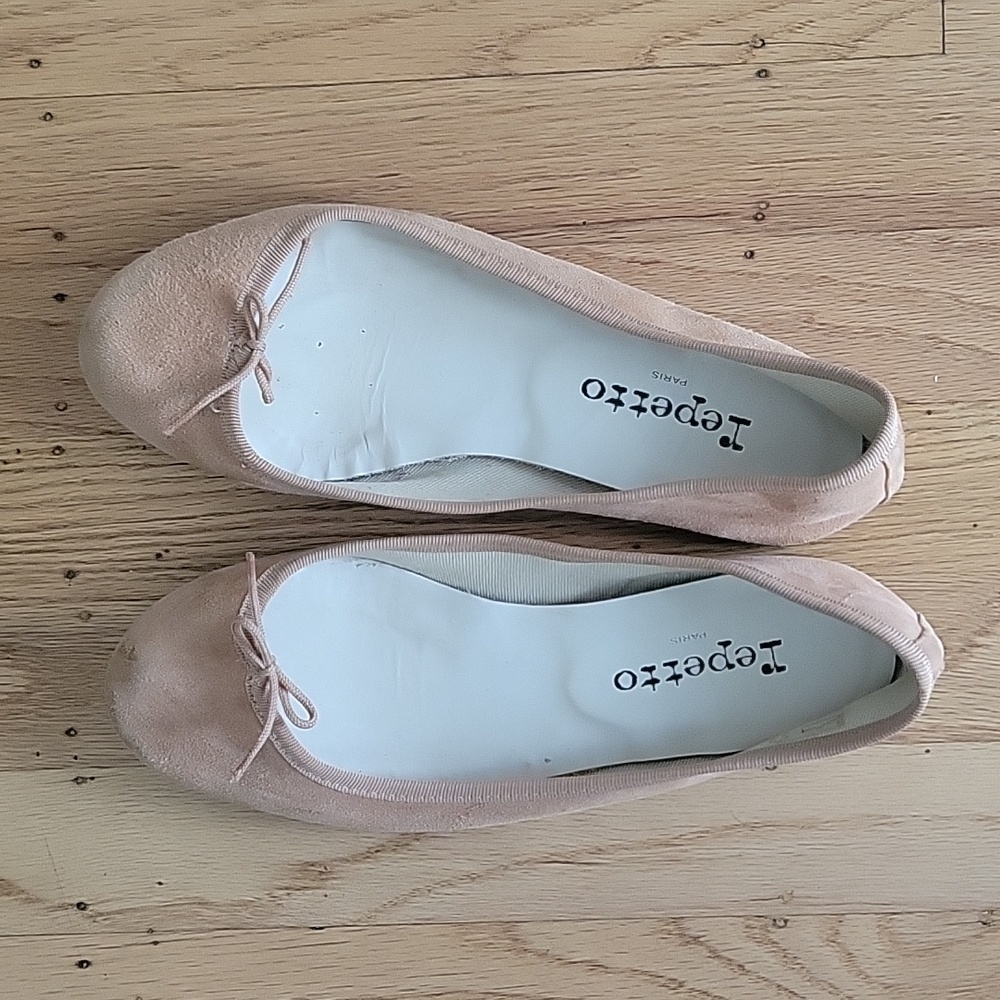 Repetto Cendrillon Ballet Flats 7/37.5 Nude Pink